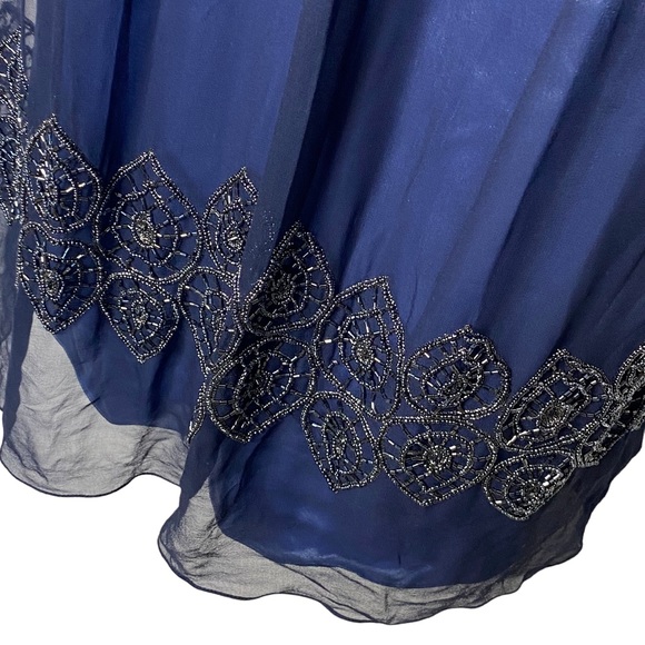 Adrianna papell beaded maxi dress 18W (b62) - Picture 6 of 6